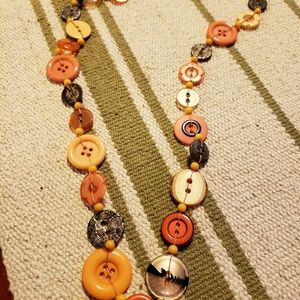 Button necklace